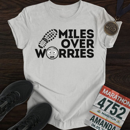 Printify T-Shirt Sport Grey / S Miles Over Worries