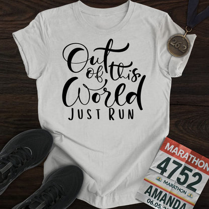 Printify T-Shirt Sport Grey / S Out of This World, Just Run T-shirt