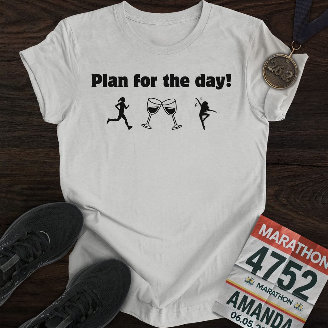 Printify T-Shirt Sport Grey / S Plan For the Day T-Shirt
