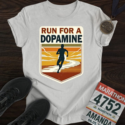 Printify T-Shirt Sport Grey / S Run For A Dopamine T-shirt