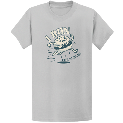 Printify T-Shirt Sport Grey / S Run For Burger T-Shirt