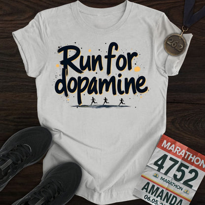 Printify T-Shirt Sport Grey / S Run For Dopamine -2- T-shirt