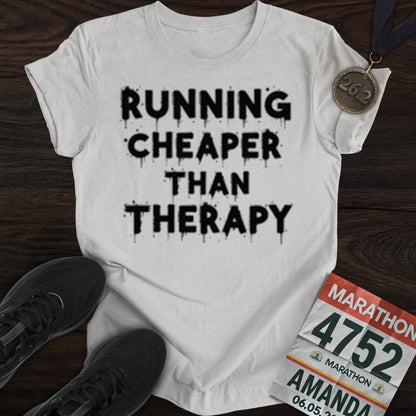 Printify T-Shirt Sport Grey / S Run Or Go Therapy T-shirt