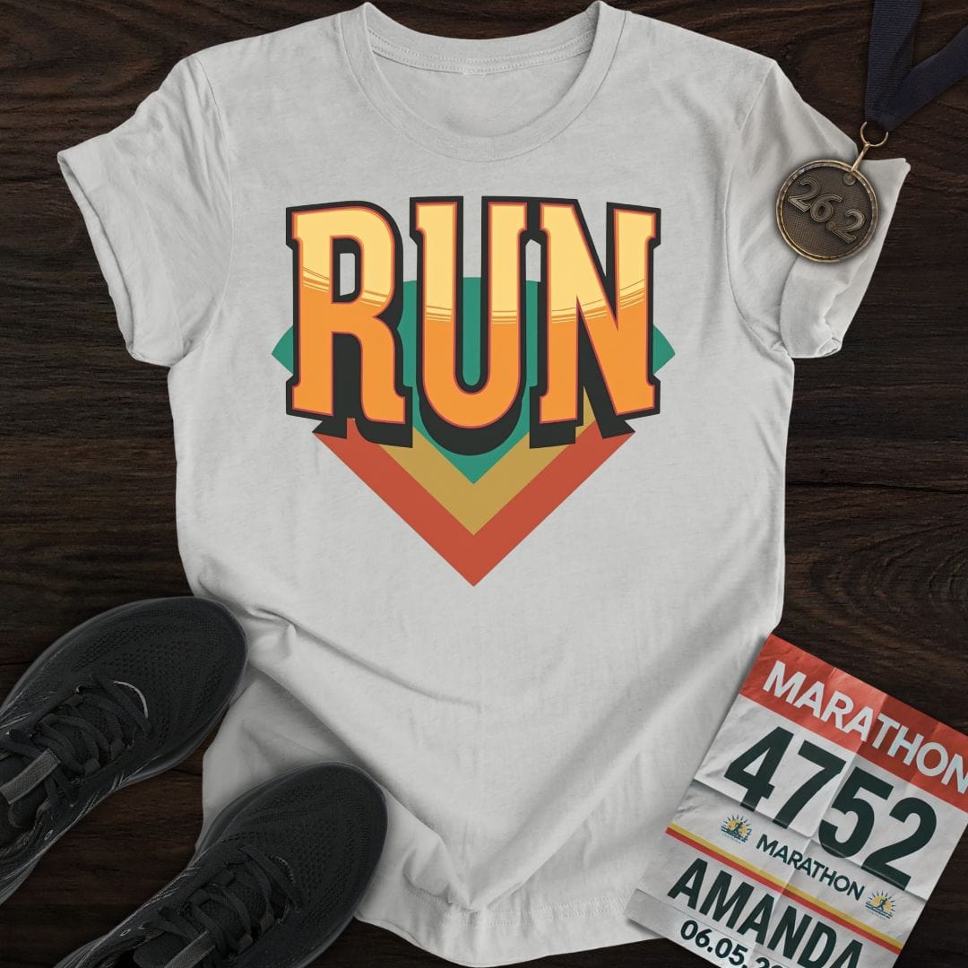 Printify T-Shirt Sport Grey / S Run Strong T-shirt