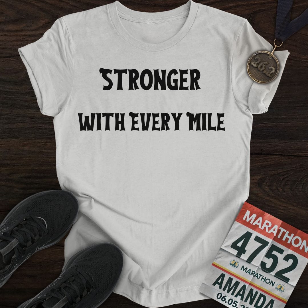 Printify T-Shirt Sport Grey / S Run Stronger T-Shirt