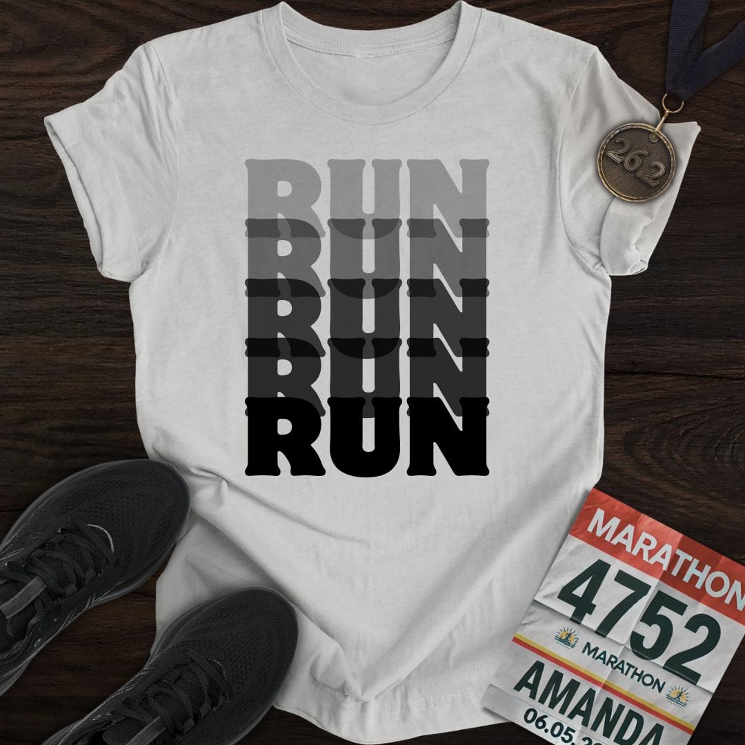 Printify T-Shirt Sport Grey / S Run T-Shirt