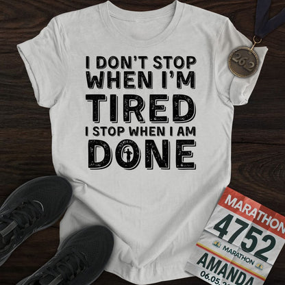 Printify T-Shirt Sport Grey / S Run ‘Til It’s Done T-shirt