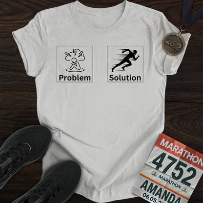 Printify T-Shirt Sport Grey / S Run to Resolve T-shirt