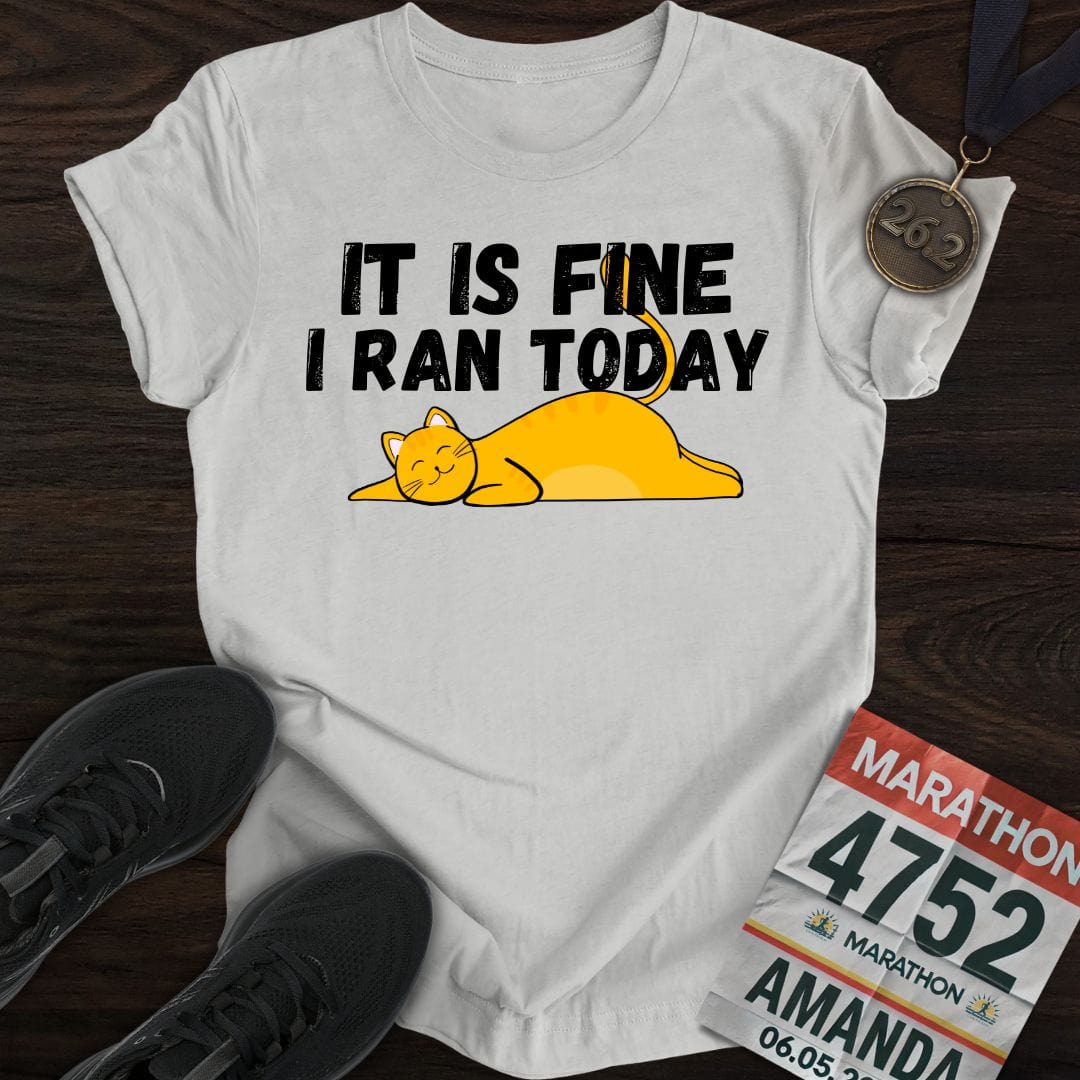 Printify T-Shirt Sport Grey / S Run Today - Like A Cat T-shirt