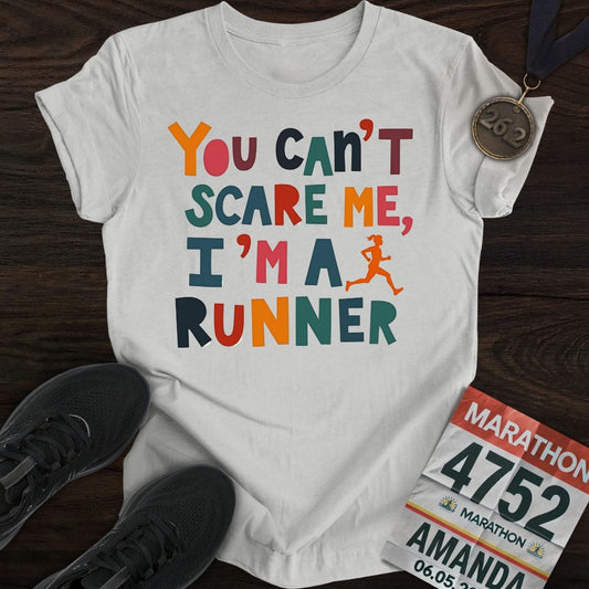 Printify T-Shirt Sport Grey / S Run Without Fear T-shirt