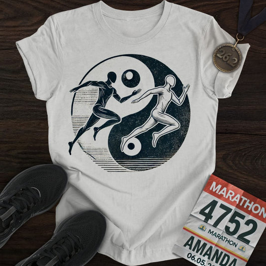 Printify T-Shirt Sport Grey / S Runners Yin Yang T-shirt
