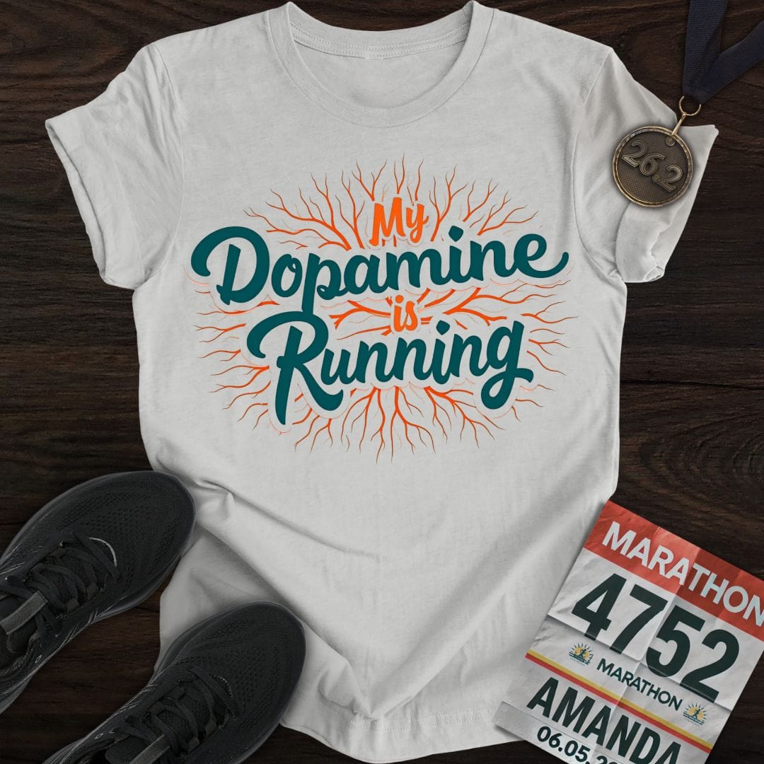 Printify T-Shirt Sport Grey / S Running Dopamine T-shirt