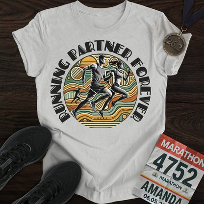 Printify T-Shirt Sport Grey / S Running Partner Forever T-Shirt