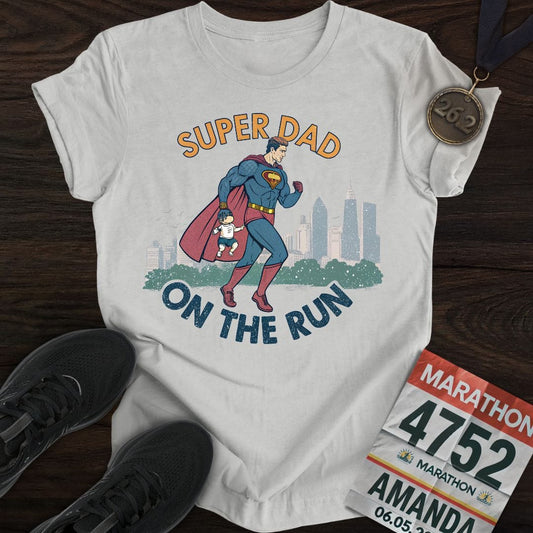Printify T-Shirt Sport Grey / S Super Dad Runner T-shirt
