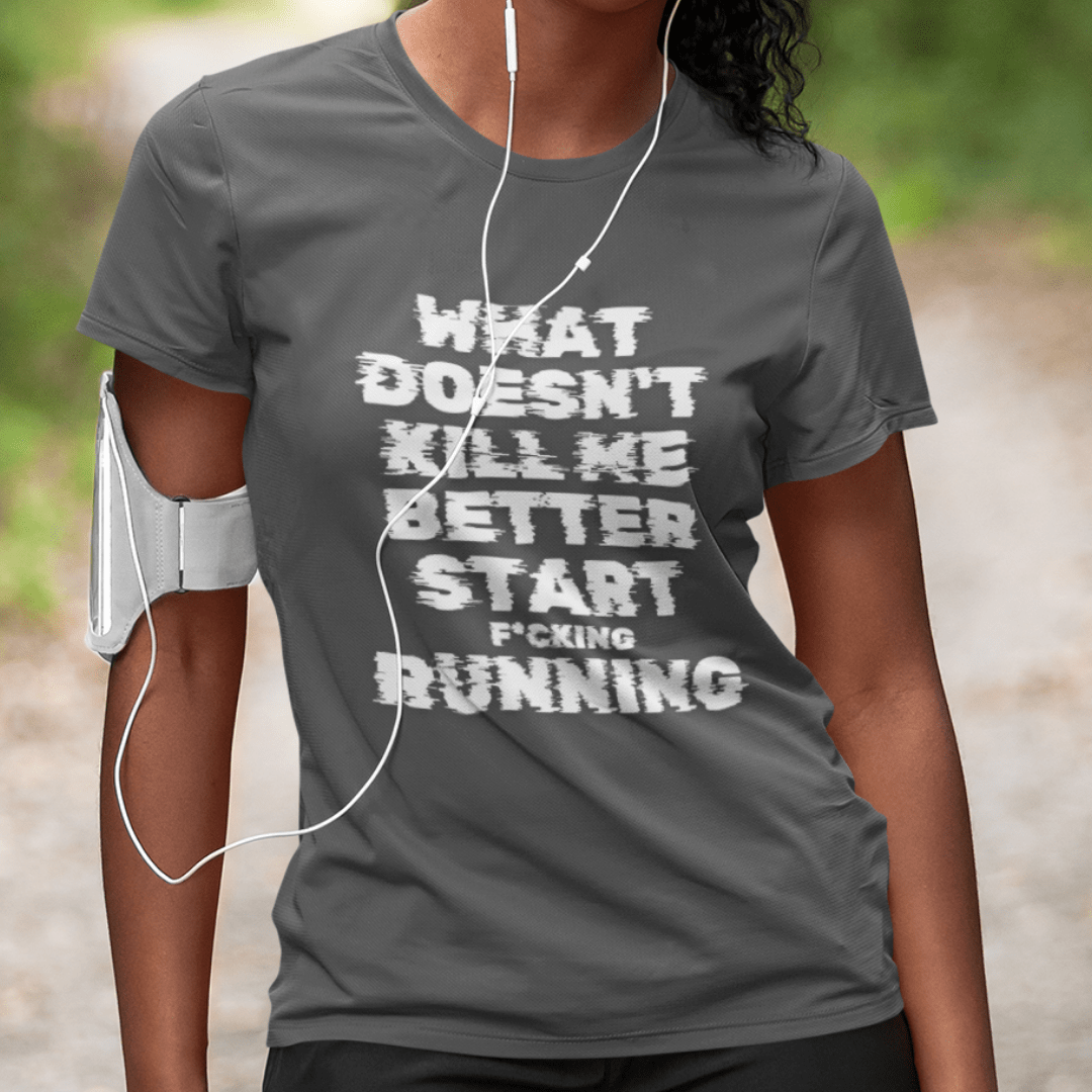 Printify T-Shirt Start F*cking Running T-Shirt