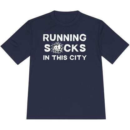 Printify T-Shirt True Navy / XS City Runs, Zero Fun T-Shirt / Pro