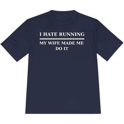 Printify T-Shirt True Navy / XS Hate Running T-Shirt / Pro