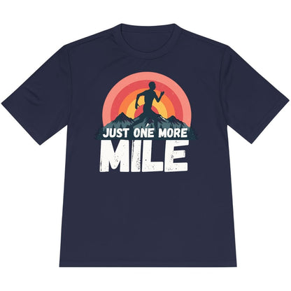 Printify T-Shirt True Navy / XS Just One More Mile T-Shirt / Pro