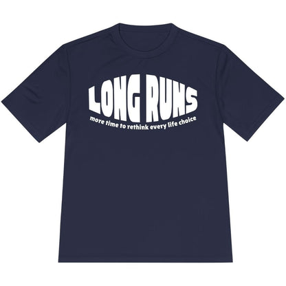 Printify T-Shirt True Navy / XS Long Runs T-Shirt / Pro