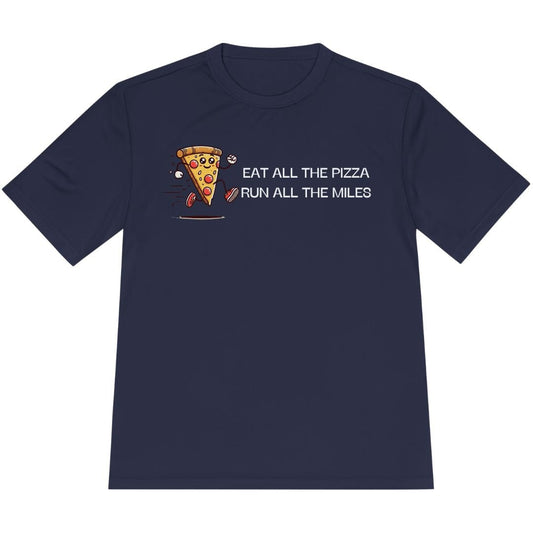 Printify T-Shirt True Navy / XS Run All The Miles T-Shirt / Pro