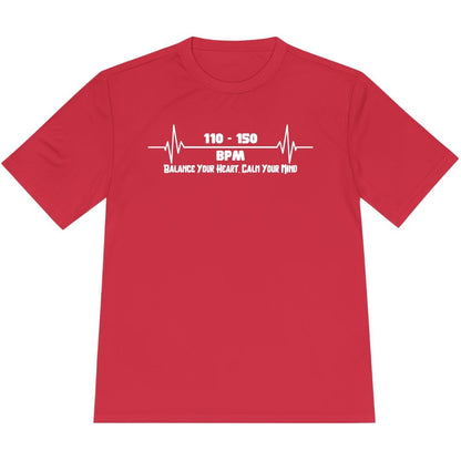Printify T-Shirt True Red / XS Balance Your Heart, Calm Your Mind T-Shirt / Pro