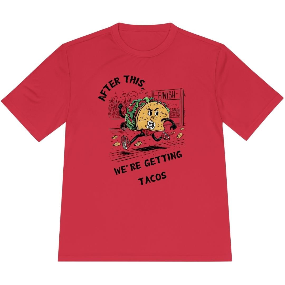 Printify T-Shirt True Red / XS Getting Tacos T-Shirt / Pro