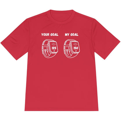 Printify T-Shirt True Red / XS Heart Rate Goals T-Shirt / Pro