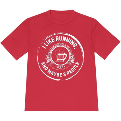 Printify T-Shirt True Red / XS Like Running and Beer T-Shirt / Pro