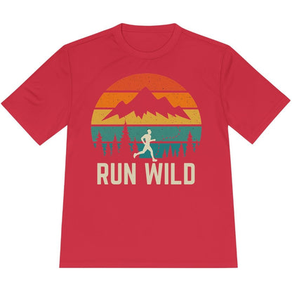 Printify T-Shirt True Red / XS Run Wild T-Shirt / Pro