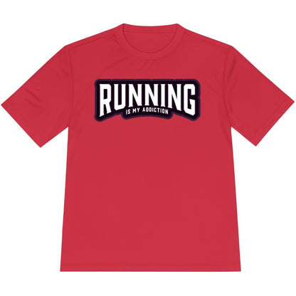 Printify T-Shirt True Red / XS Running is my addiction -2- T-Shirt / Pro