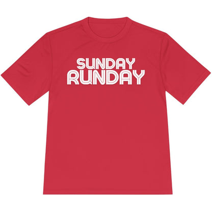 Printify T-Shirt True Red / XS Sunday Run Day T-Shirt / Pro