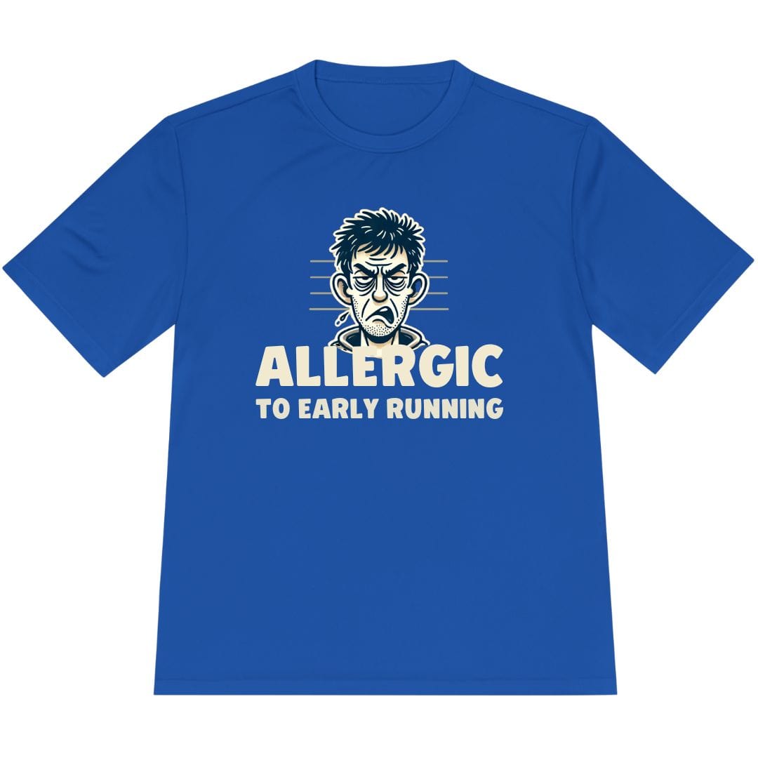 Printify T-Shirt True Royal / XS Allergic to Running T-Shirt / Pro