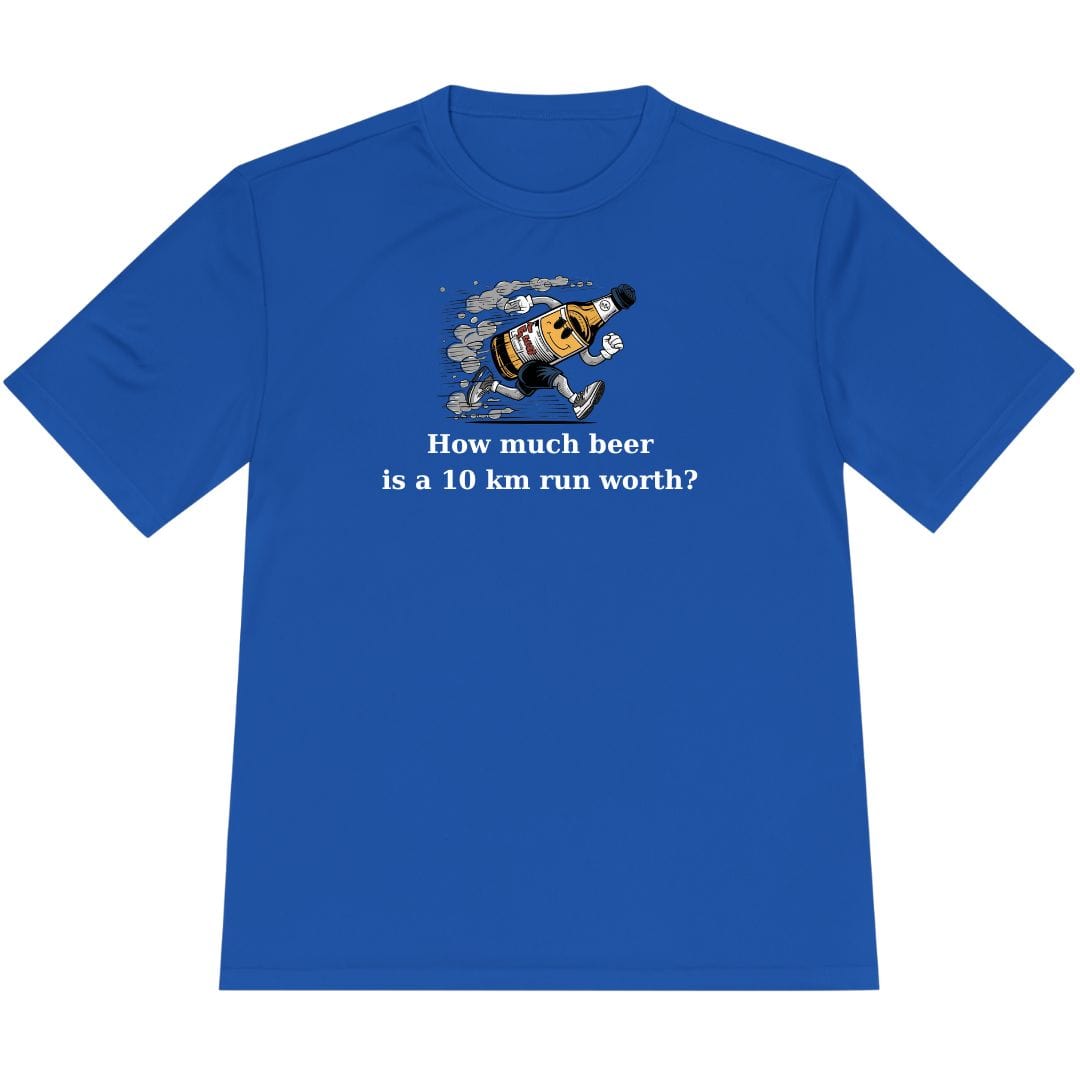 Printify T-Shirt True Royal / XS Drink Beer Run 10KM T-Shirt / Pro