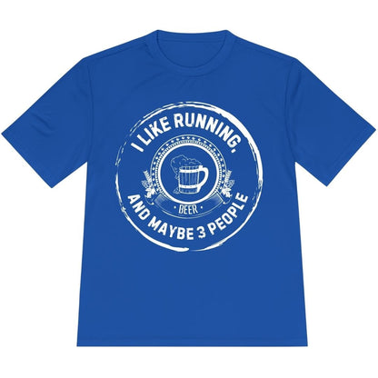 Printify T-Shirt True Royal / XS Like Running and Beer T-Shirt / Pro
