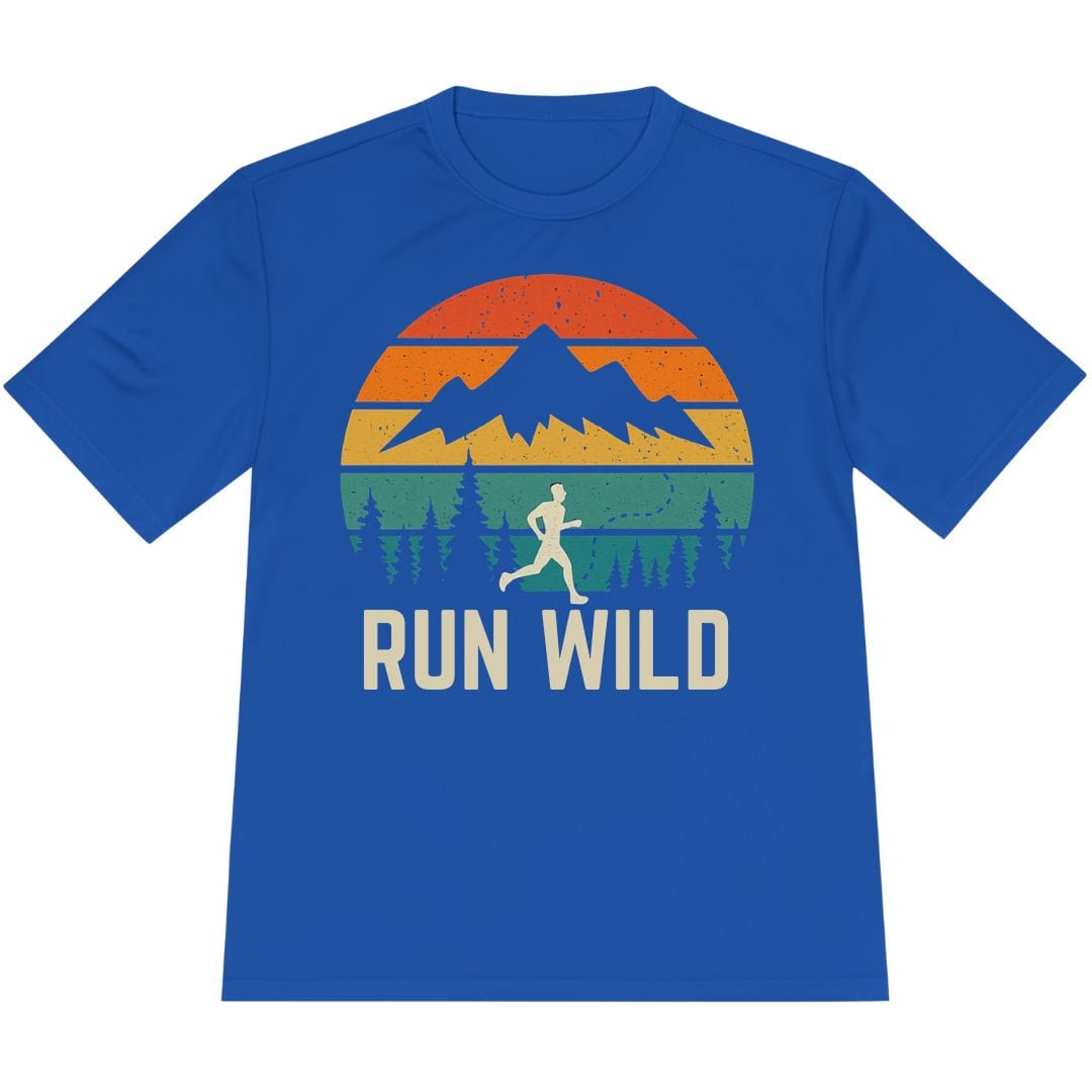 Printify T-Shirt True Royal / XS Run Wild T-Shirt / Pro