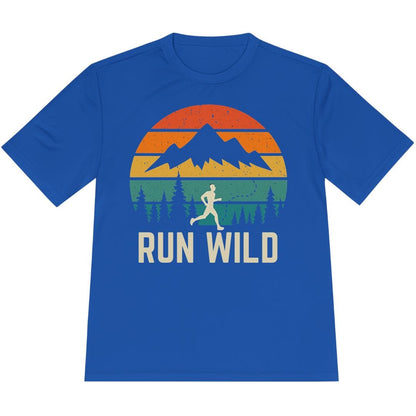 Printify T-Shirt True Royal / XS Run Wild T-Shirt / Pro