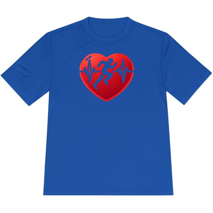 Printify T-Shirt True Royal / XS Run with Heart T-Shirt / Pro