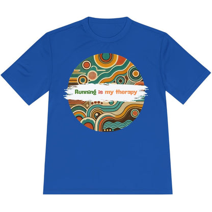 Printify T-Shirt True Royal / XS Running is My Therapy T-Shirt / Pro