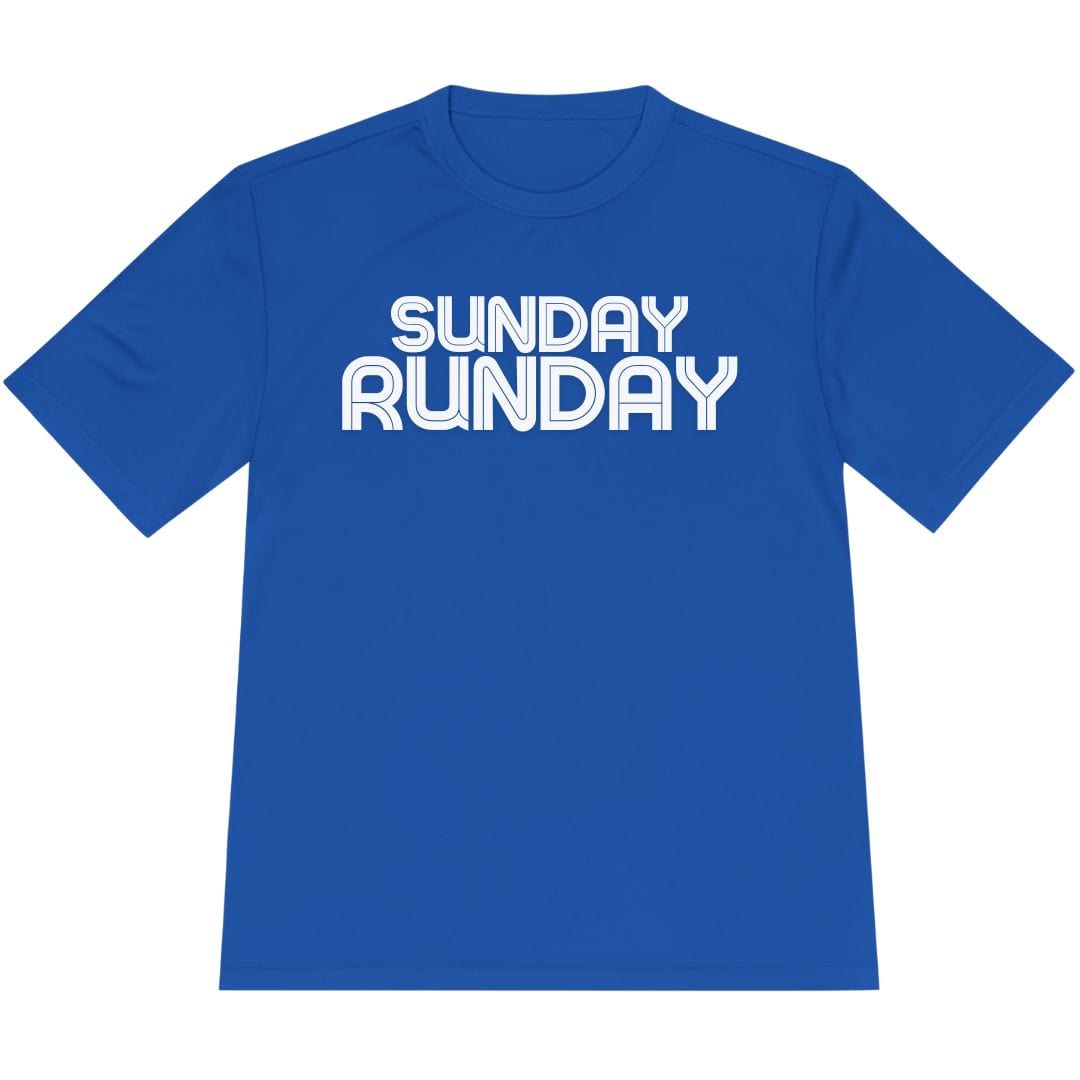 Printify T-Shirt True Royal / XS Sunday Run Day T-Shirt / Pro