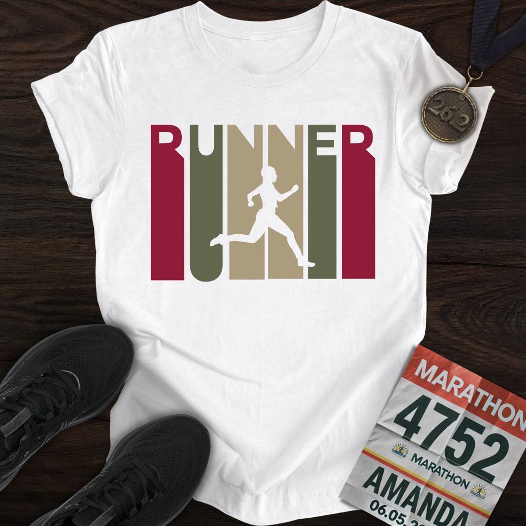 Printify T-Shirt White / S I'm Runner
