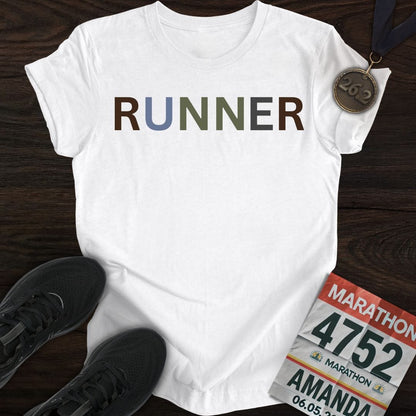 Printify T-Shirt White / S Runner Me!