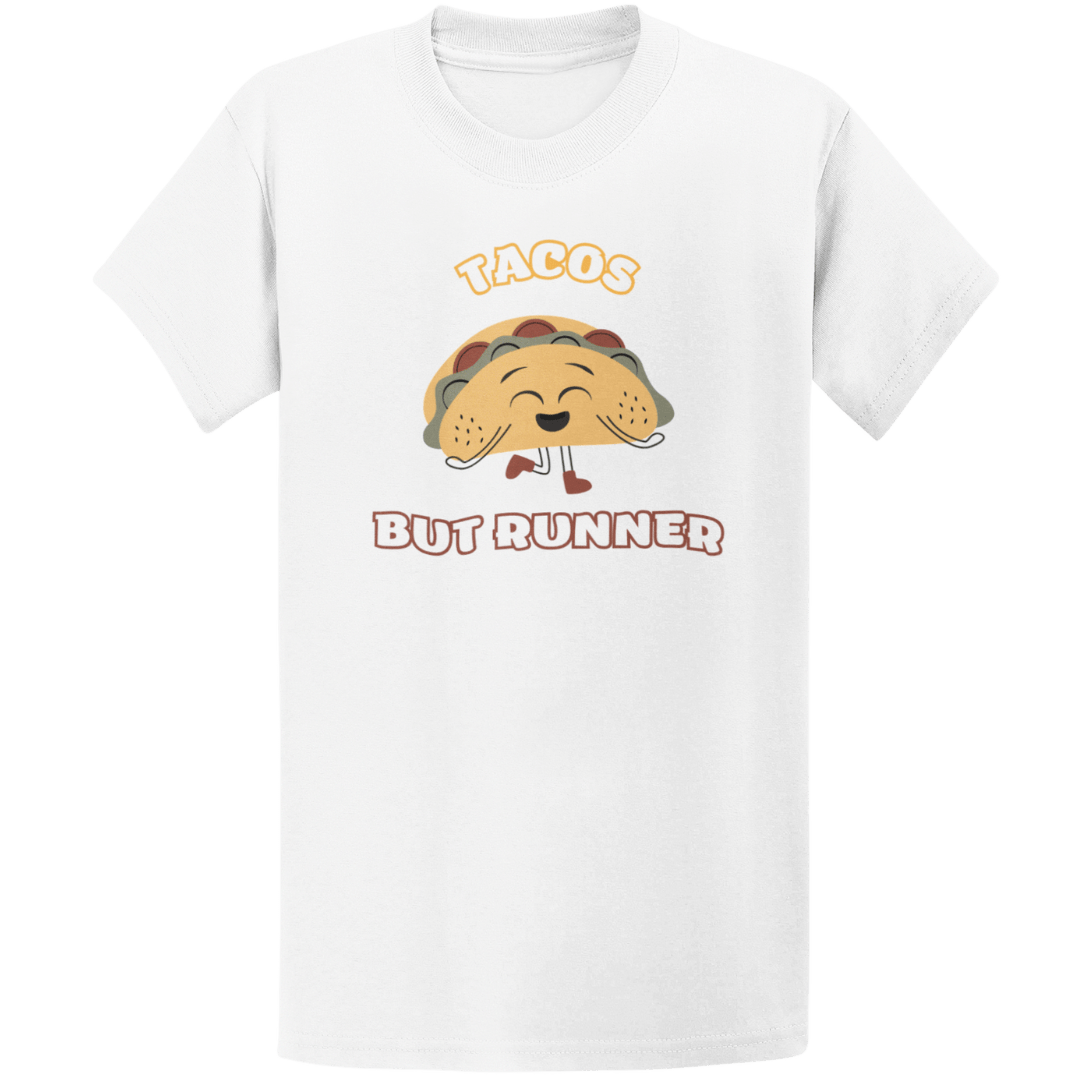 Printify T-Shirt White / S Runner Tacos T-Shirt