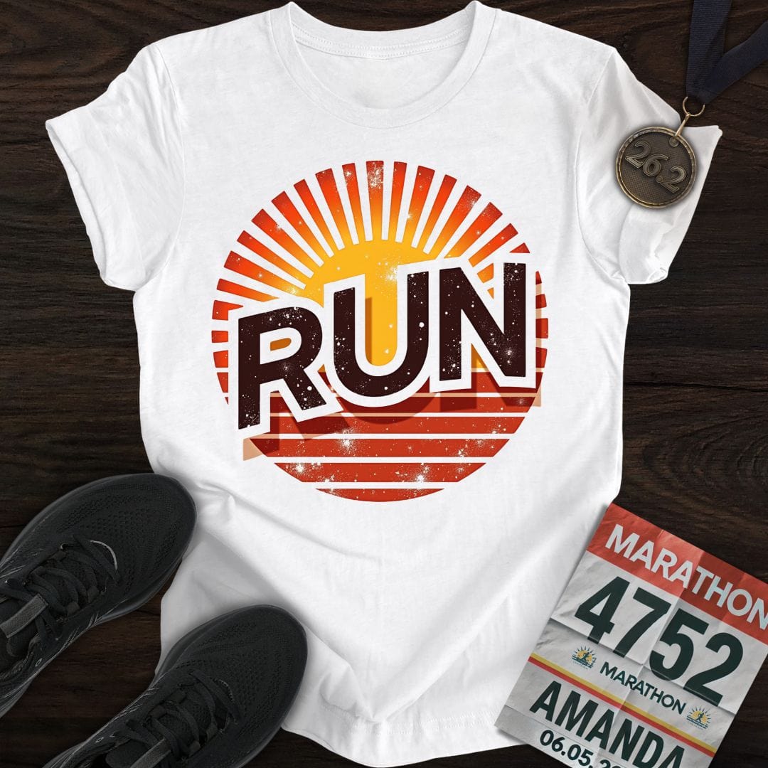 Printify T-Shirt White / S Runrise T-shirt