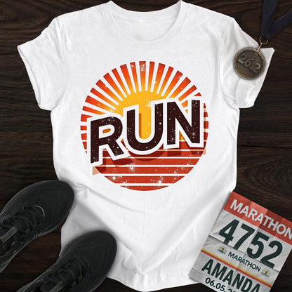 Printify T-Shirt White / S Runrise T-shirt
