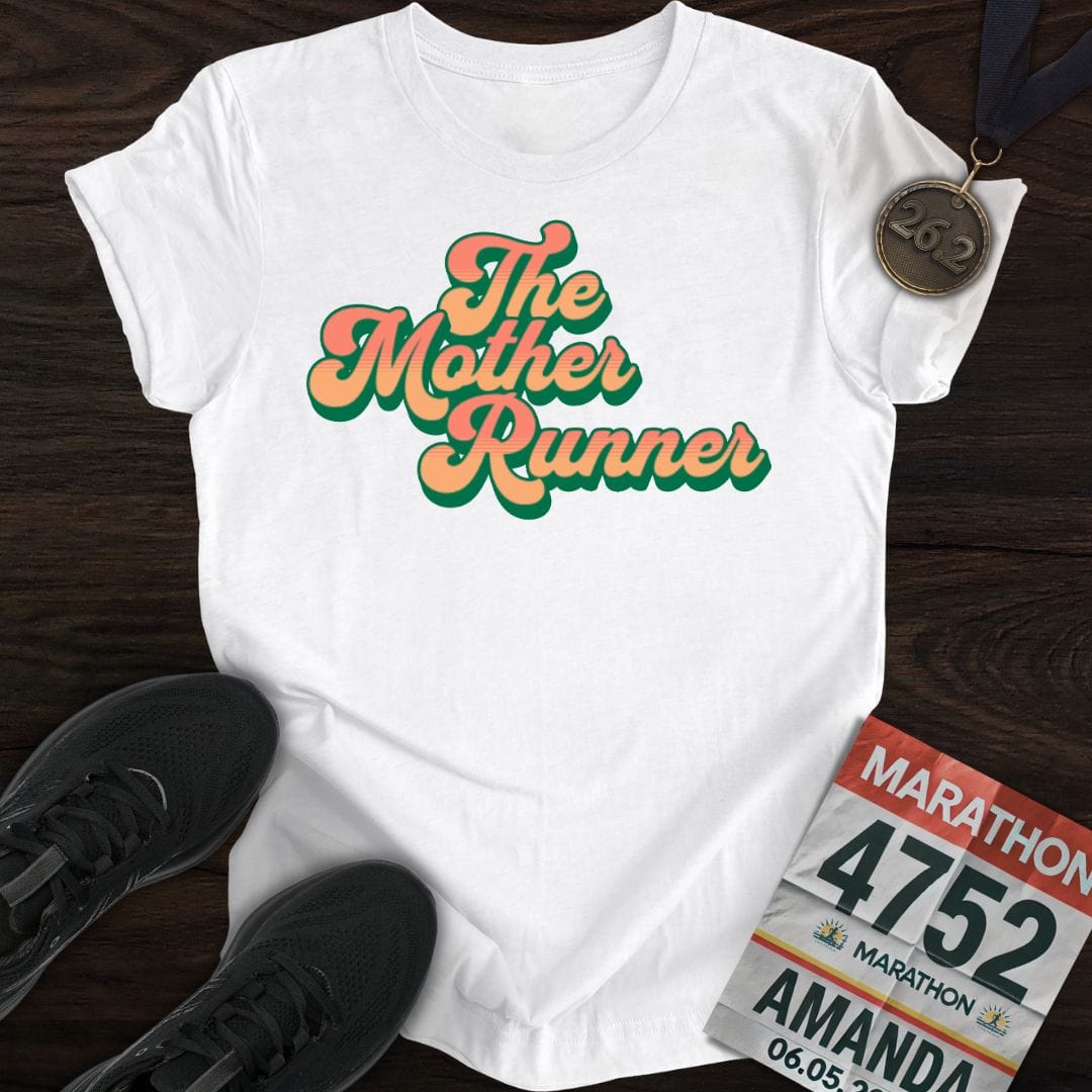 Printify T-Shirt White / S The Mother Runner T-shirt