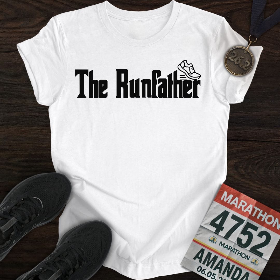 Printify T-Shirt White / S The RunFather