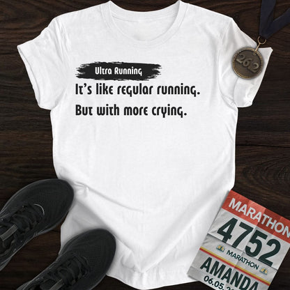 Printify T-Shirt White / S Ultra Running T-Shirt
